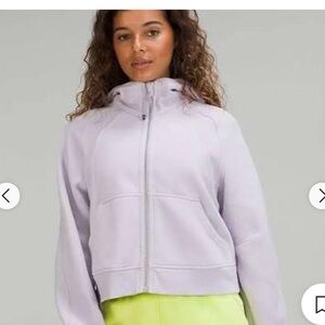 Lululemon Scuba Hoodie. Light Purple Hooded Sweatshirt